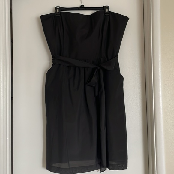 Loft Strapless Black Summer Dress. - Picture 12 of 12